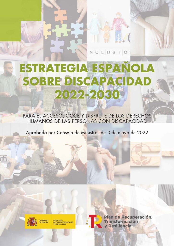 Portada Estrategia española sobre la discapacidad-2030